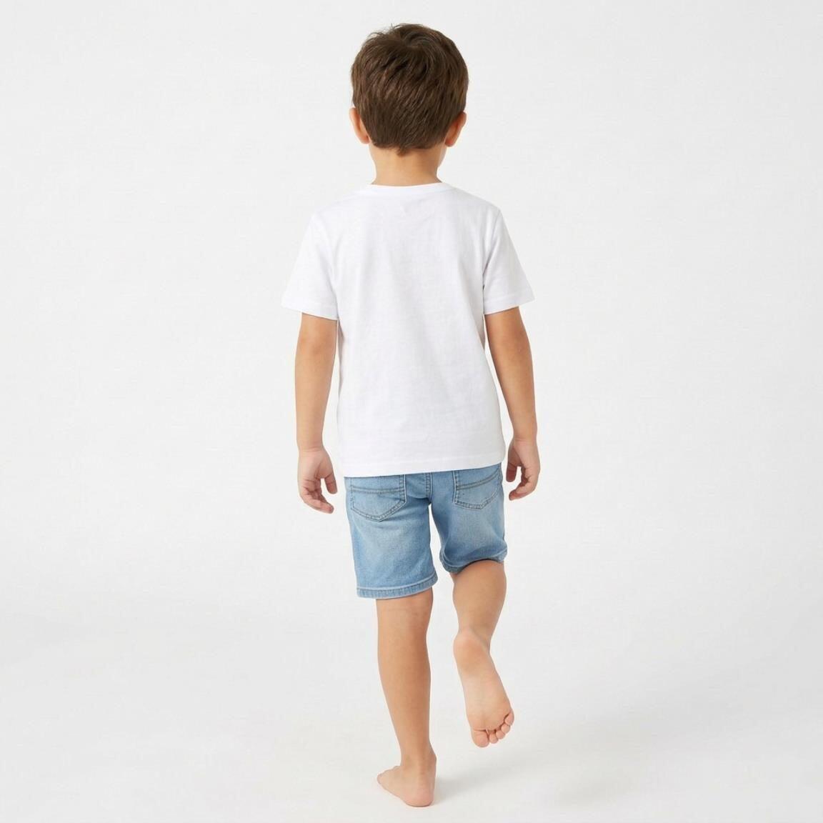 Camiseta manga corta Bambini Minions Estampado Minion Powered Blanca 7/7