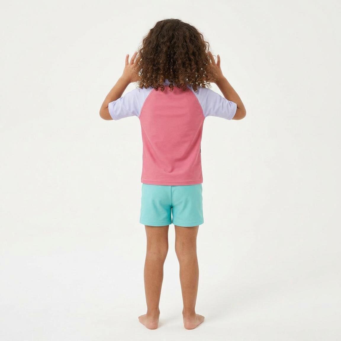 Camiseta de baño Kinder Gabby’s Dollhouse manga corta Multicolor Rosa 4/6