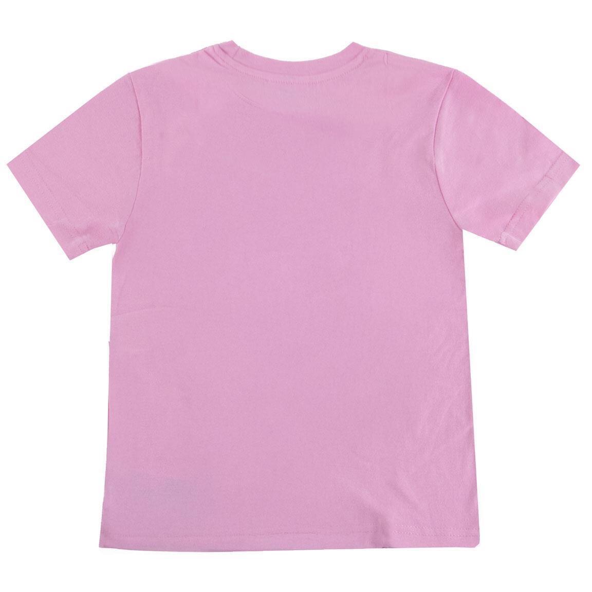 Camiseta manga corta Niños Minnie con estampado frontal y lazo, Rosa 4/7