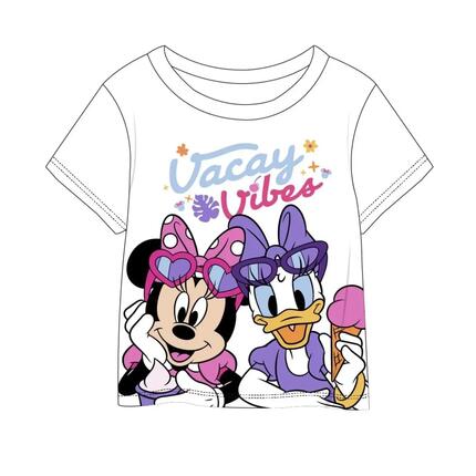 Camiseta Enfant Minnie Mouse Me Time Pack Surtido 2 Diseños Rosa et Lila