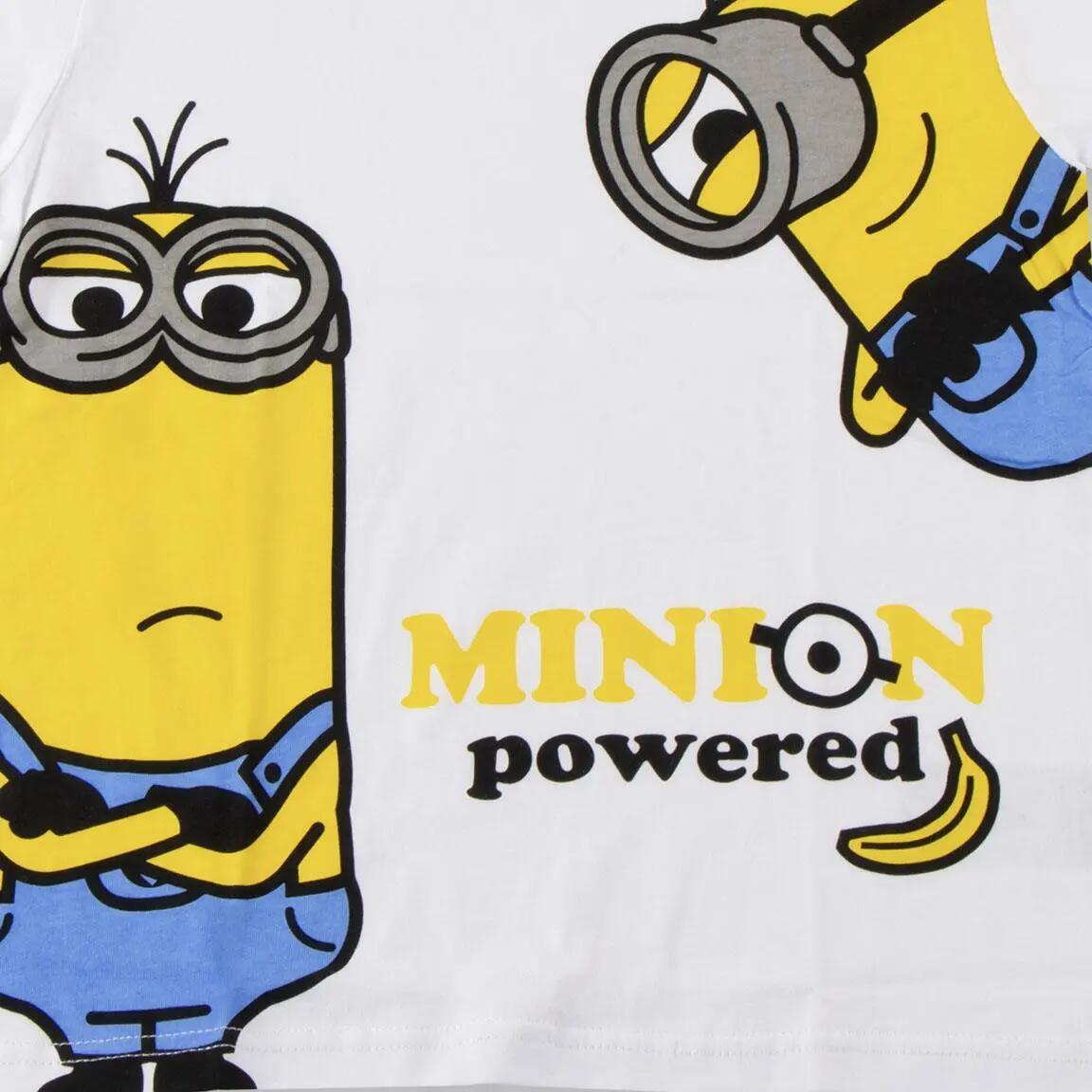 Camiseta manga corta Niños Minions Estampado Minion Powered Blanca 5/7