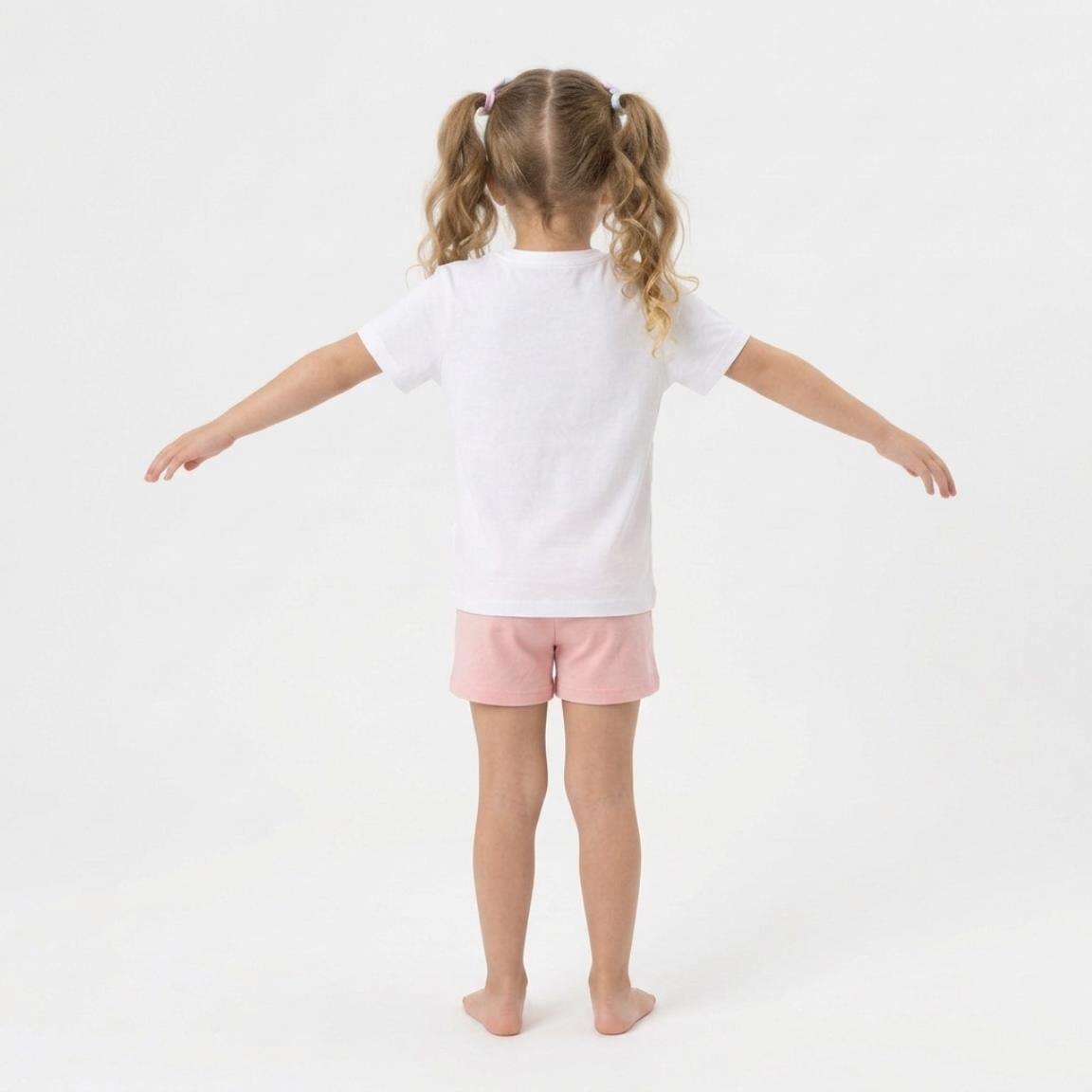 Camiseta Infantil Hello Kitty And Friends manga corta My Melody Blanca 5/6