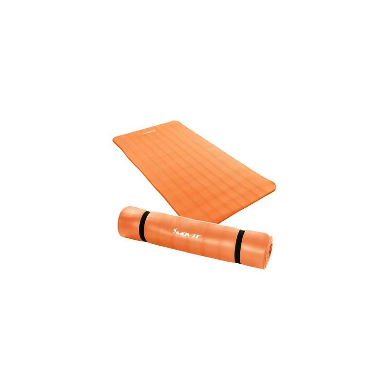 Covoras de gimnastica, MOVIT®, 190 x 100 x 1,5cm, portocaliu