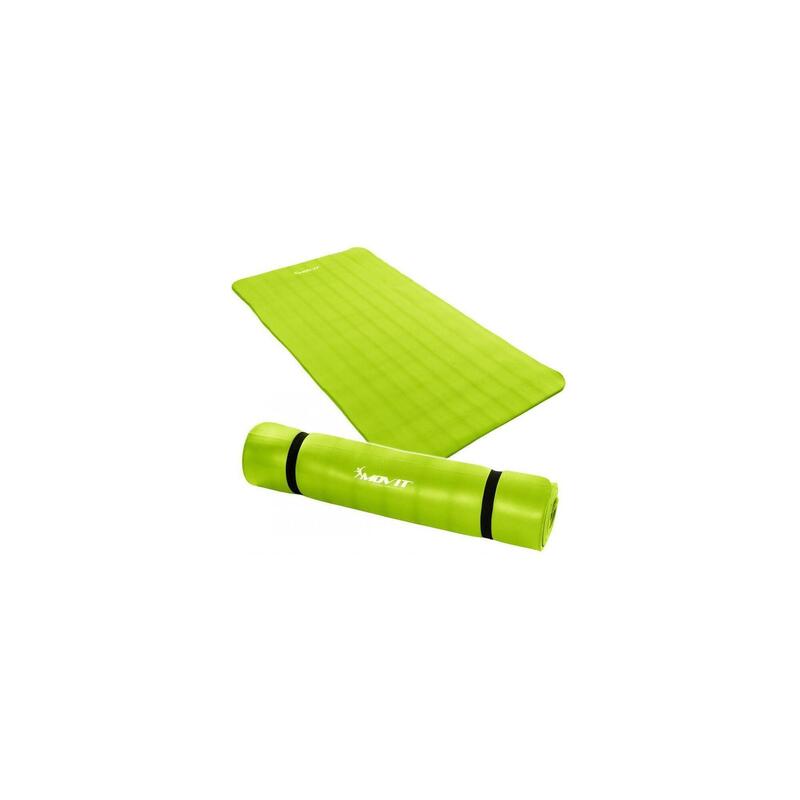 Covoras de gimnastica, MOVIT®, 190 x 100 x 1,5cm, verde deschis