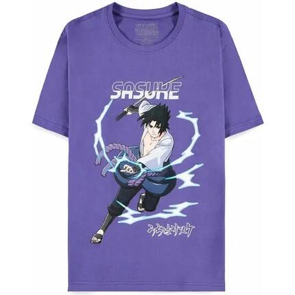 T-shirt Adulte Naruto Shippuden Kurama avec Imprimé Devant Bleu Marine