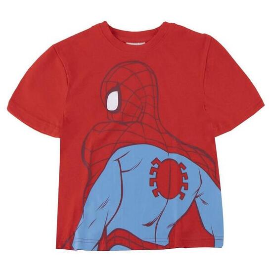 Camiseta Baseball Adulto Marvel Comics Negra con Botones y Ribetes Rojos