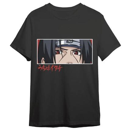 T-shirt Adulte Naruto Shippuden Kurama avec Imprimé Devant Bleu Marine