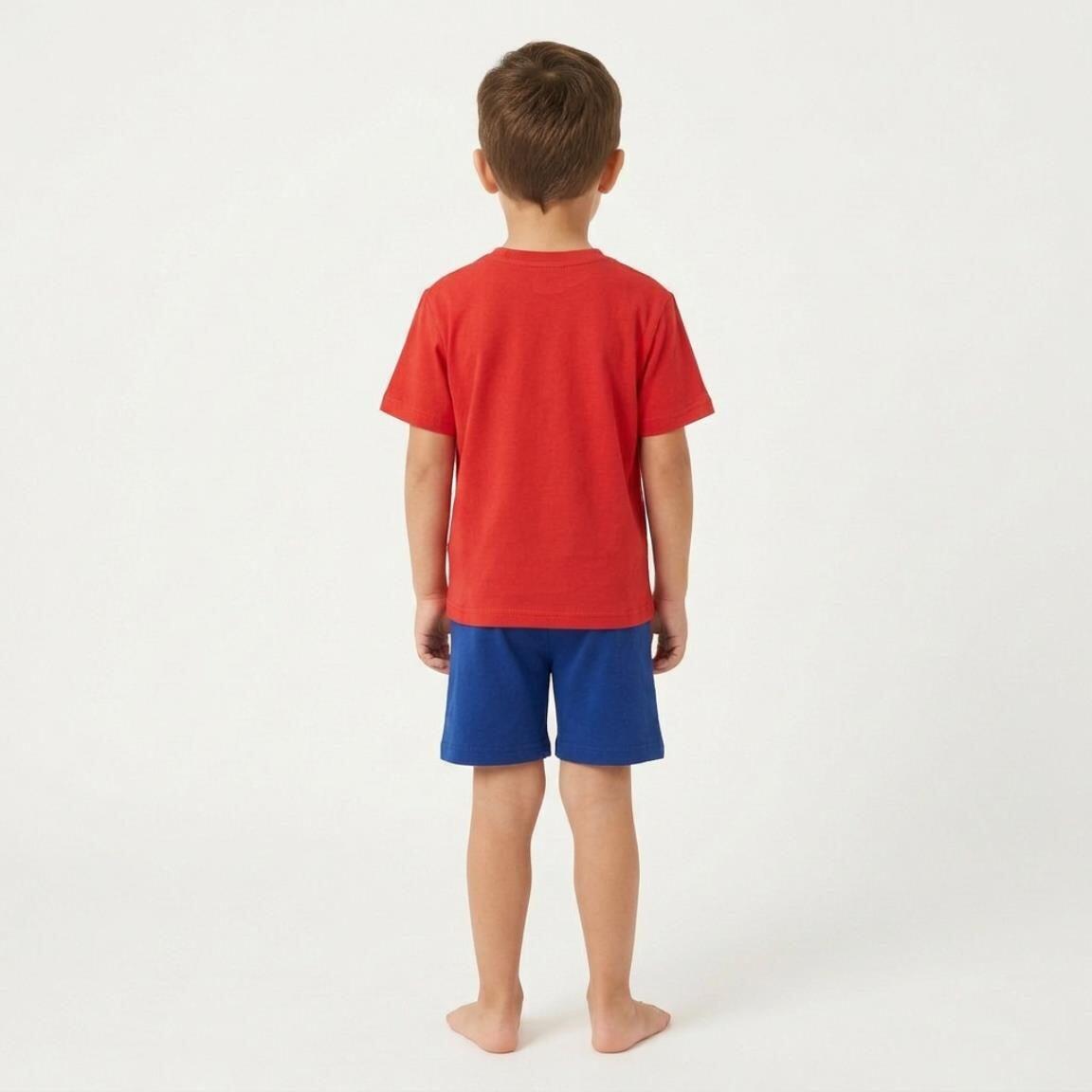 Camiseta manga corta Kinder Spiderman mit estampado frontal Rojo intenso 5/6
