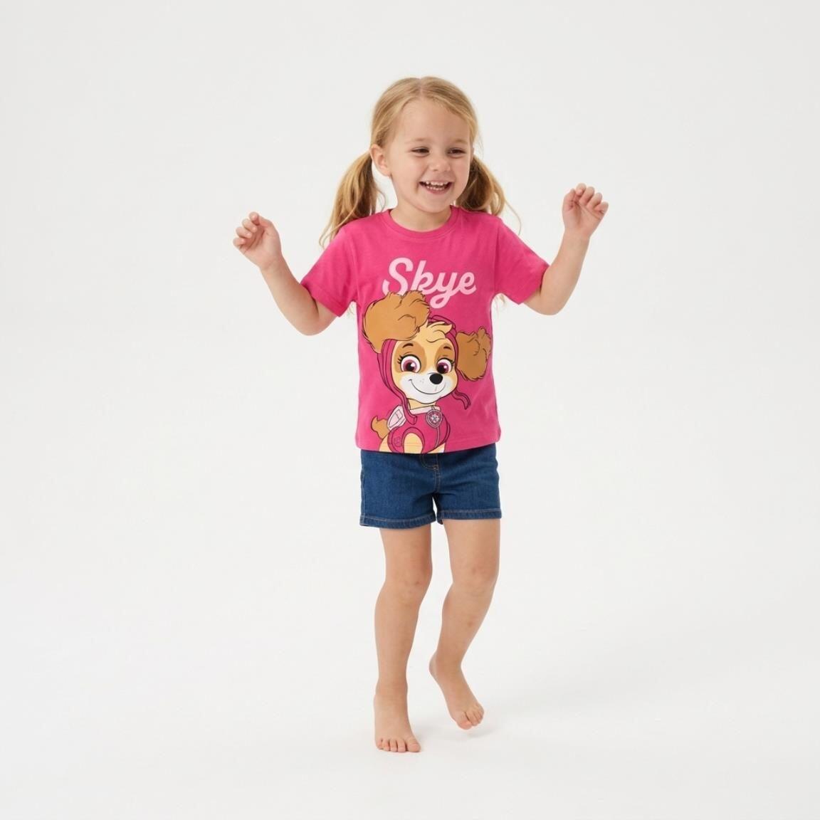 Camiseta manga corta Kinder PAW Patrol Skye Fucsia Oscuro Dark Pink 6/7