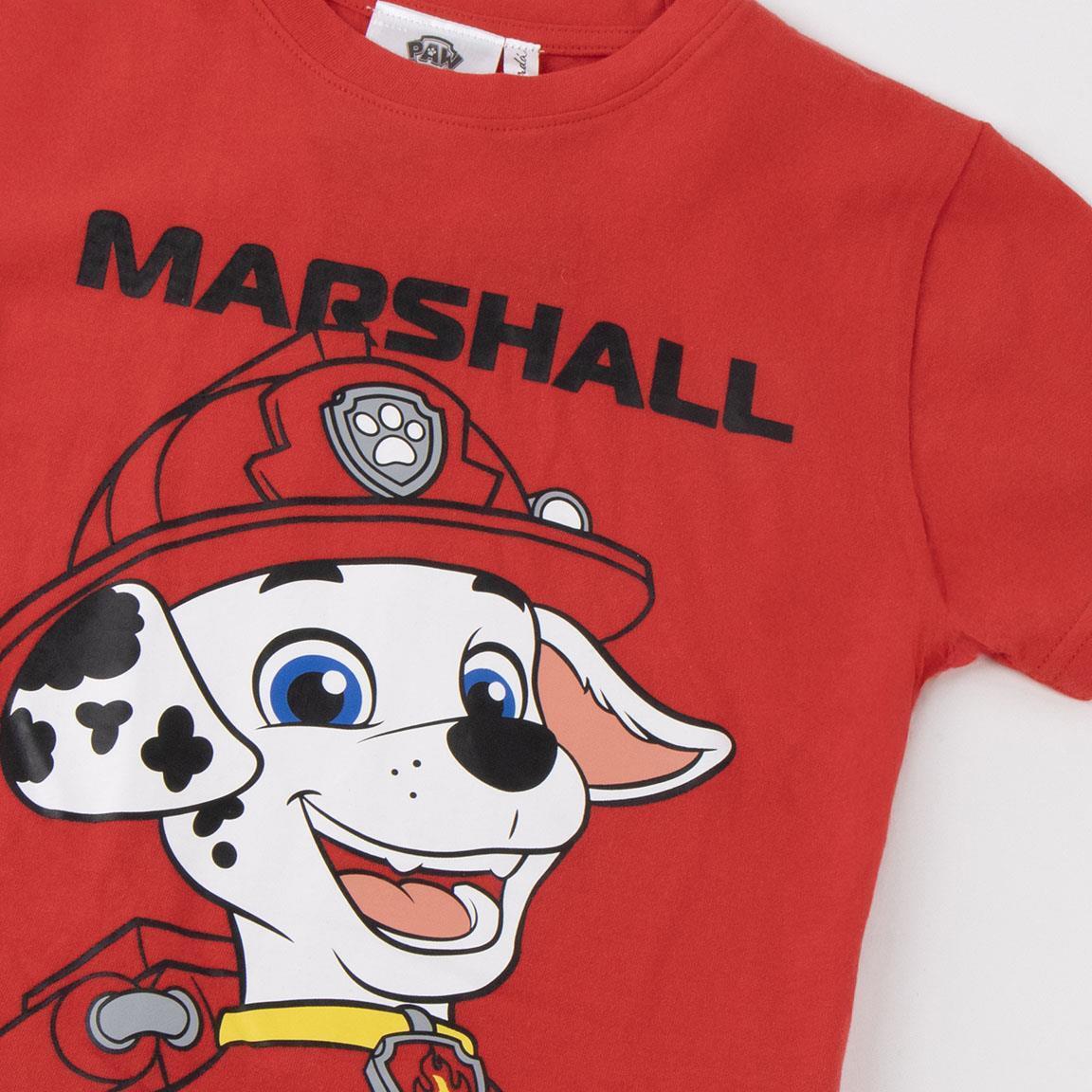 Camiseta Niños PAW Patrol manga corta Marshall Rojo para Niños 5/7