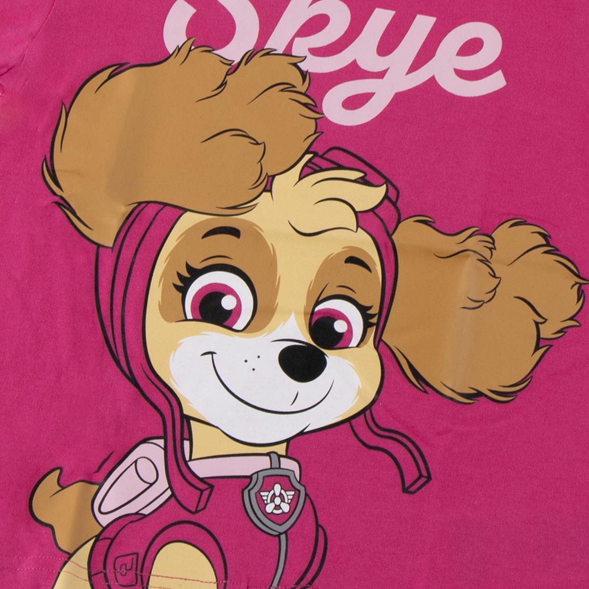 Camiseta manga corta Kinder PAW Patrol Skye Fucsia Oscuro Dark Pink 5/7