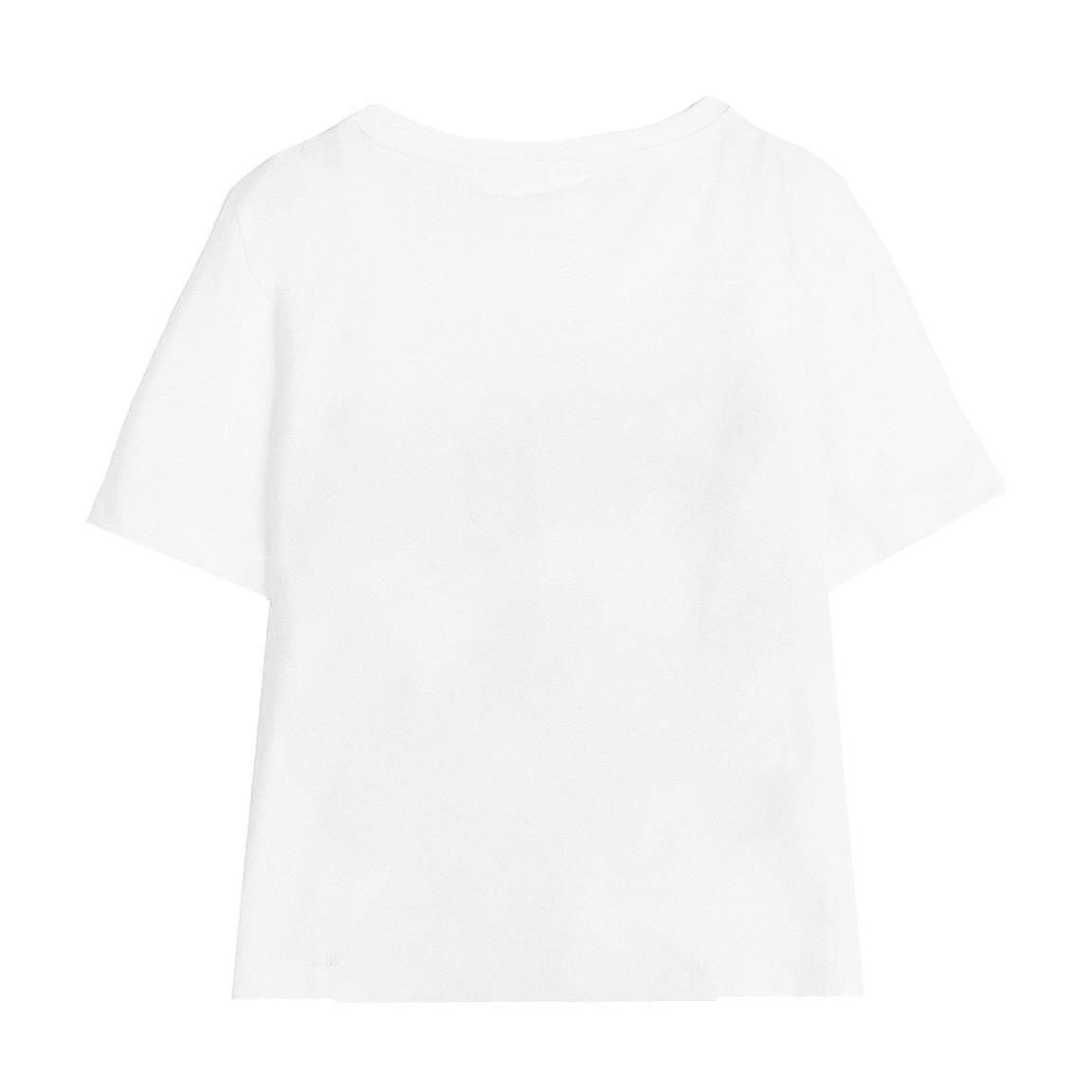 Camiseta manga corta Infantil Stitch Estampada Single Jersey Blanca 2/5