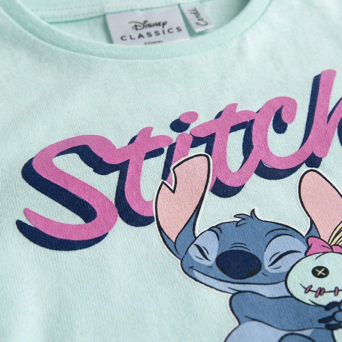 Camiseta Kinder Stitch Manga Corta mit Estampado Kauai Turquesa Claro 5/6