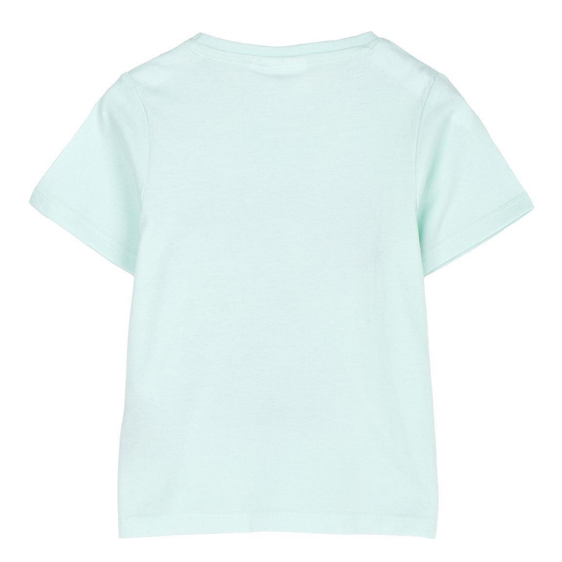 Camiseta Bambini Stitch Manga Corta con Estampado Kauai Turquesa Claro 2/6
