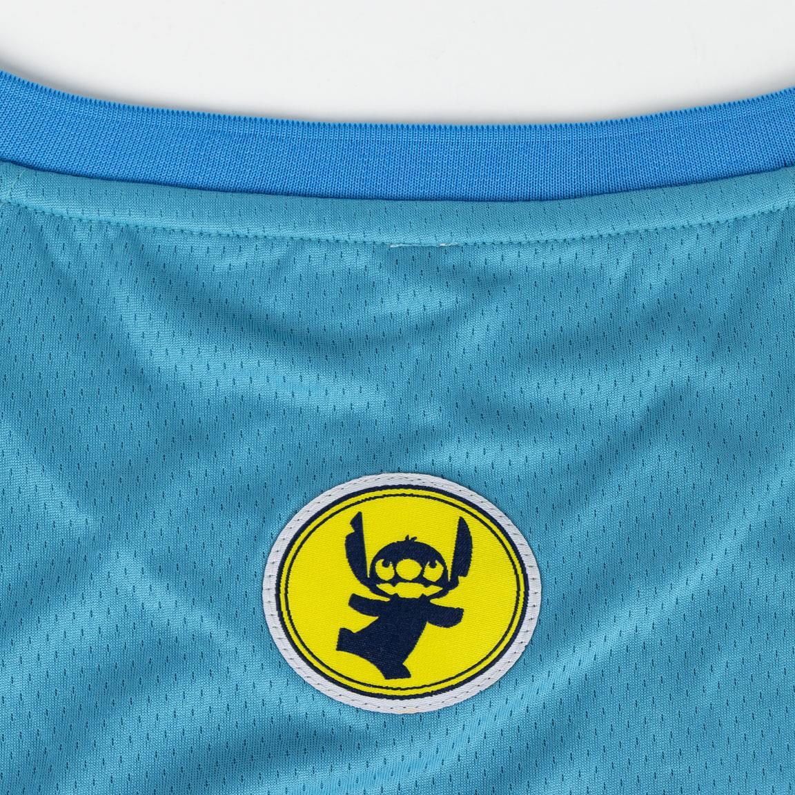 Camiseta sin Mangas de Baloncesto Adultos Stitch Azul Turquesa 4/6