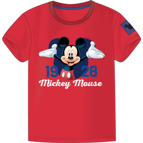 Camiseta Niños Mickey Mouse Only One Pack 10 Surtidas 2 Diseños Azul/Roja 3/3