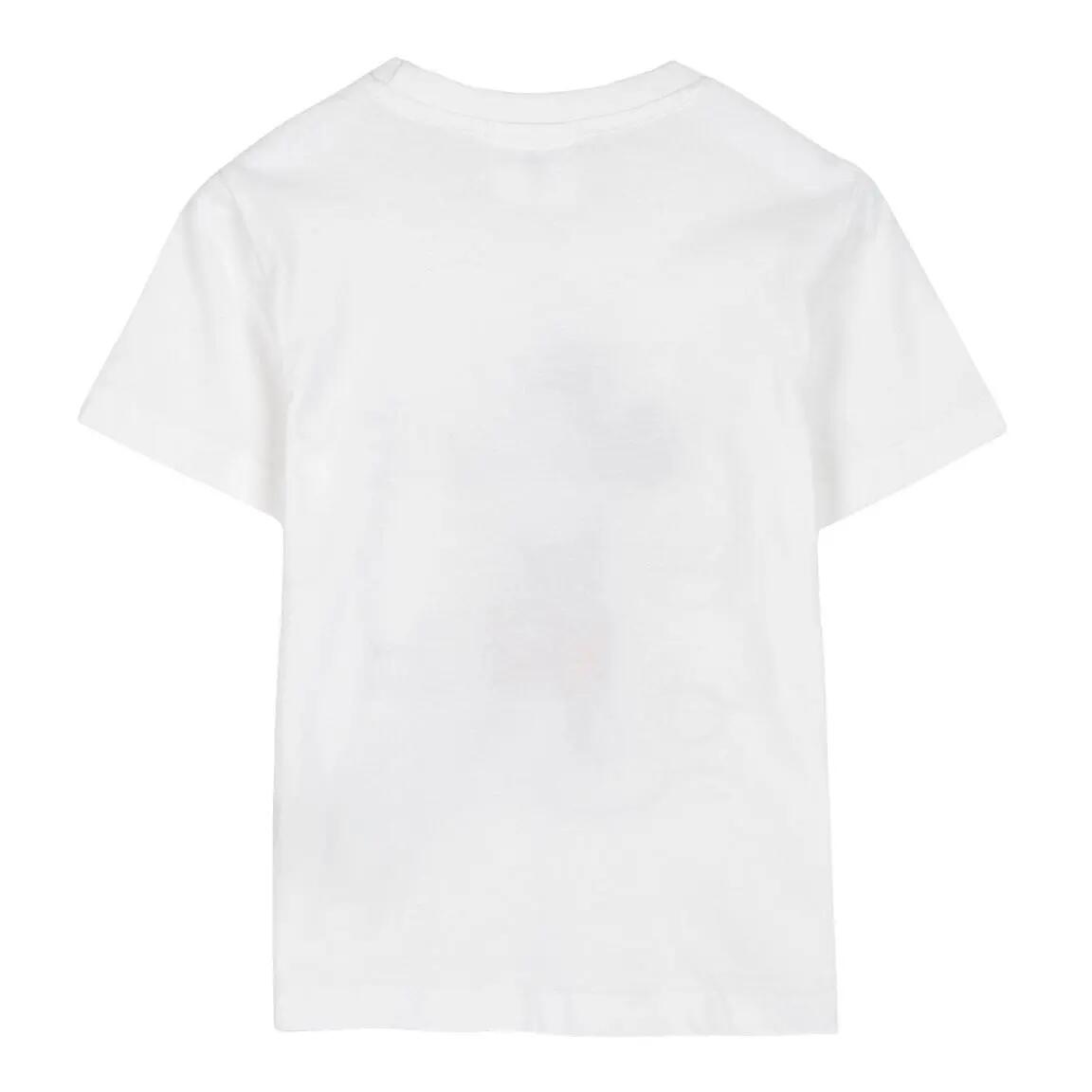 Kinder T-shirt korte mouw Mickey met print voorkant wit 2/6