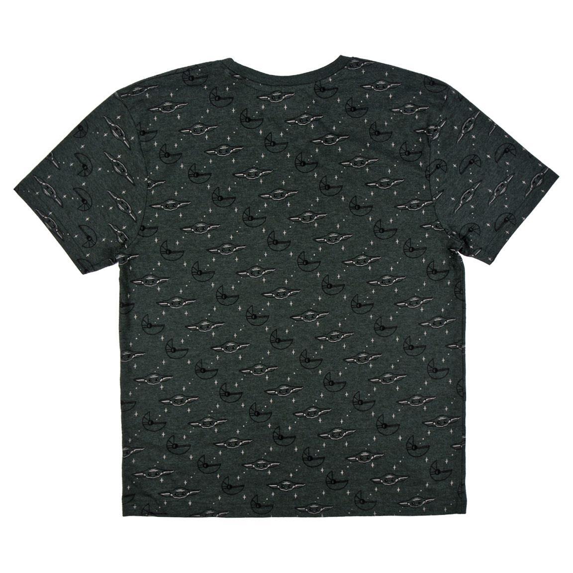 Camiseta manga corta Adulto The Mandalorian The Child Verde 2/2