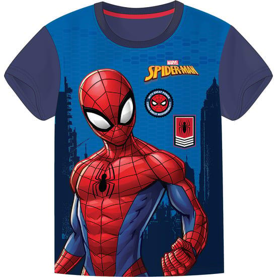 Camiseta Infantil Spiderman Hero Pack 10 Surtida 2 Diseños Manga Corta 2/3