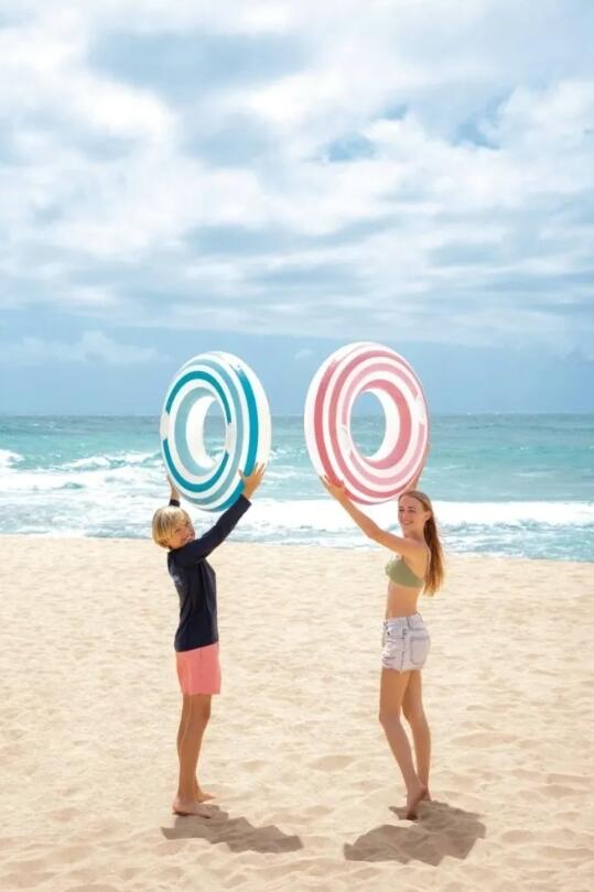 Intex Striped Dreams Swimming Ring With Handles | Ø 91 Cm | Assorted Colors 4/7