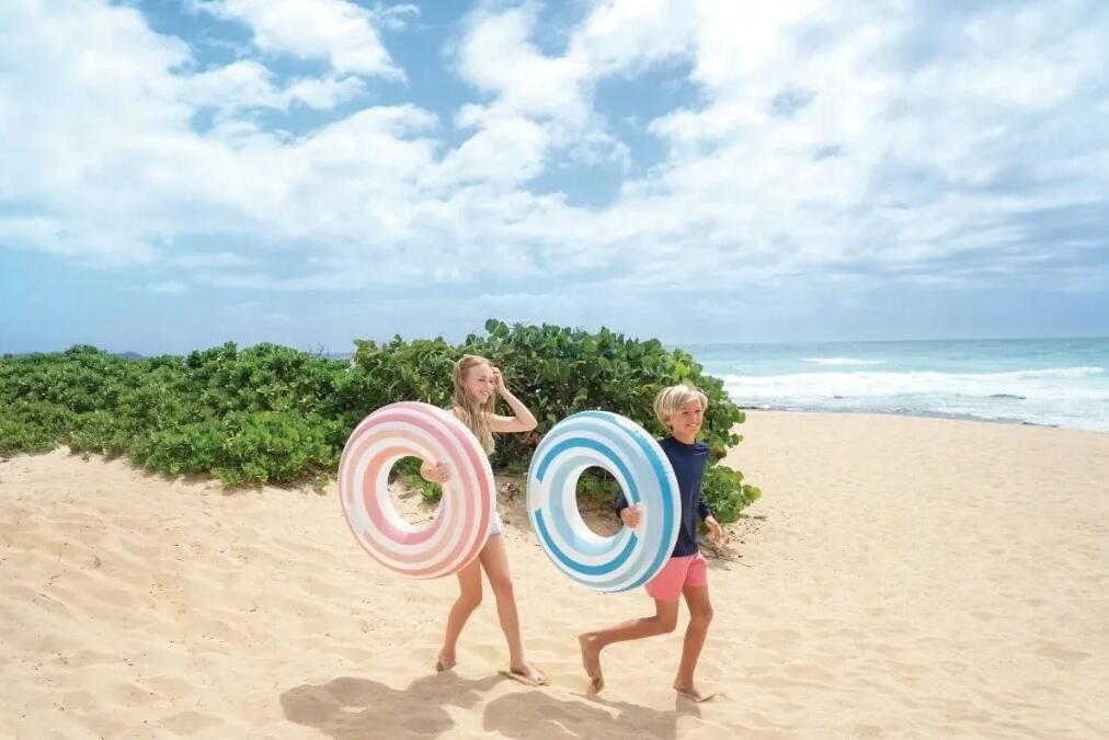 Intex Striped Dreams Swimming Ring With Handles | Ø 91 Cm | Assorted Colors 3/7