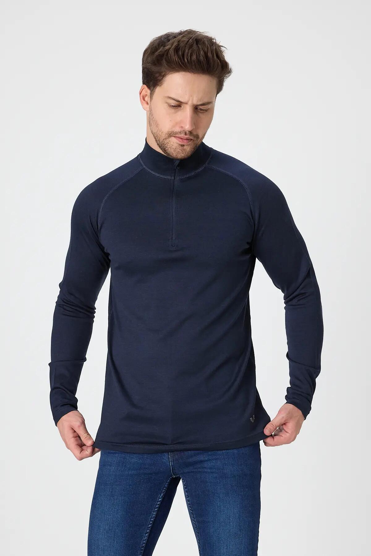 Bora Extreme - Męska Bluza z 100% Wełny Merino (260 g/m²) XL, Granatowy 6/7