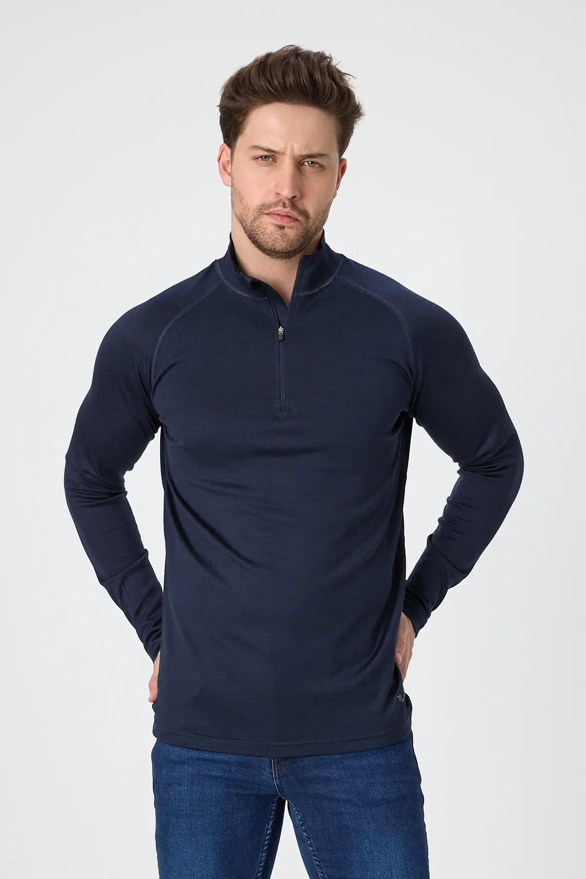 Bora Extreme - Męska Bluza z 100% Wełny Merino (260 g/m²) XL, Granatowy 5/7