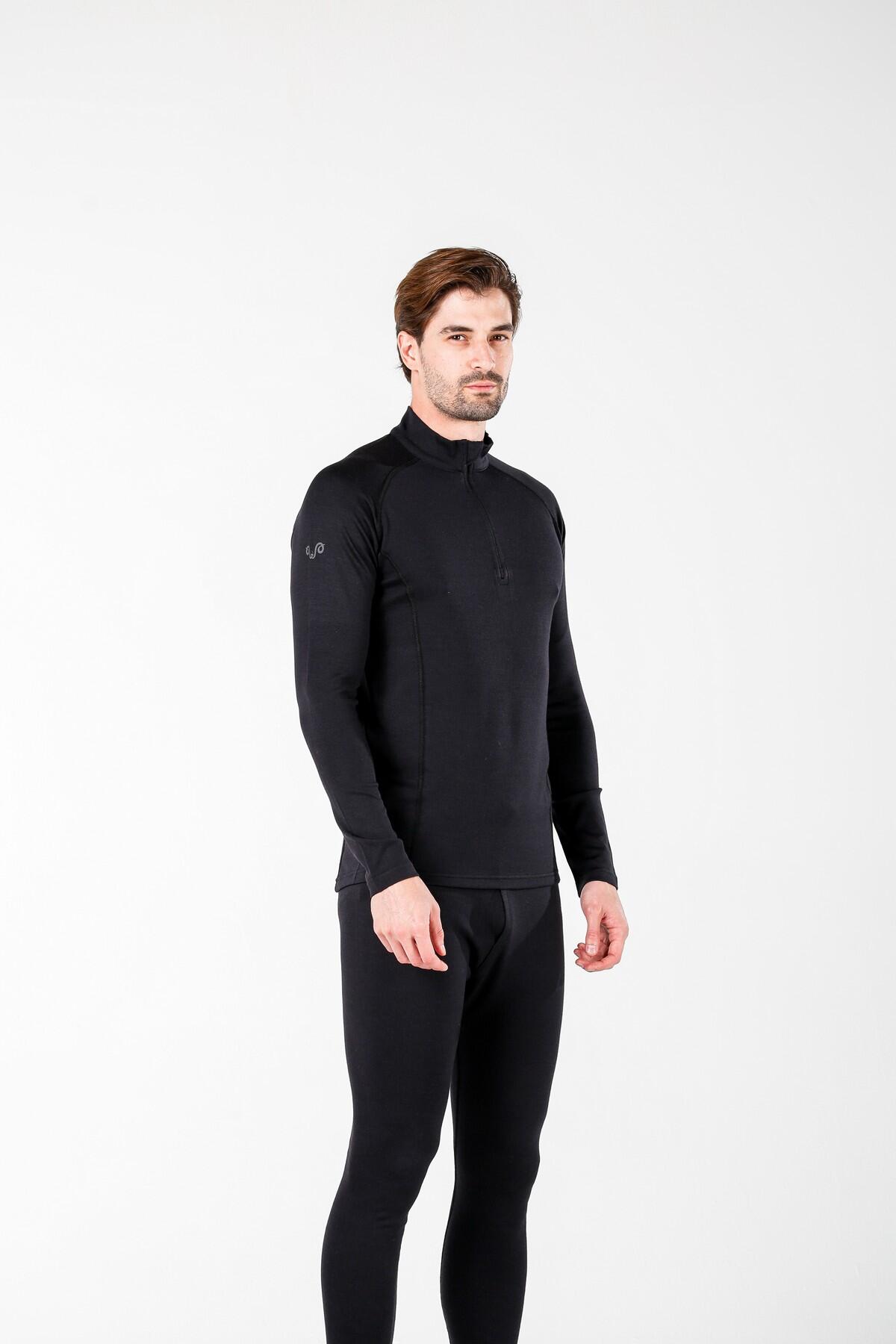 Bora Extreme - Męska Bluza z 100% Wełny Merino (260 g/m²) S, Czarny 4/7