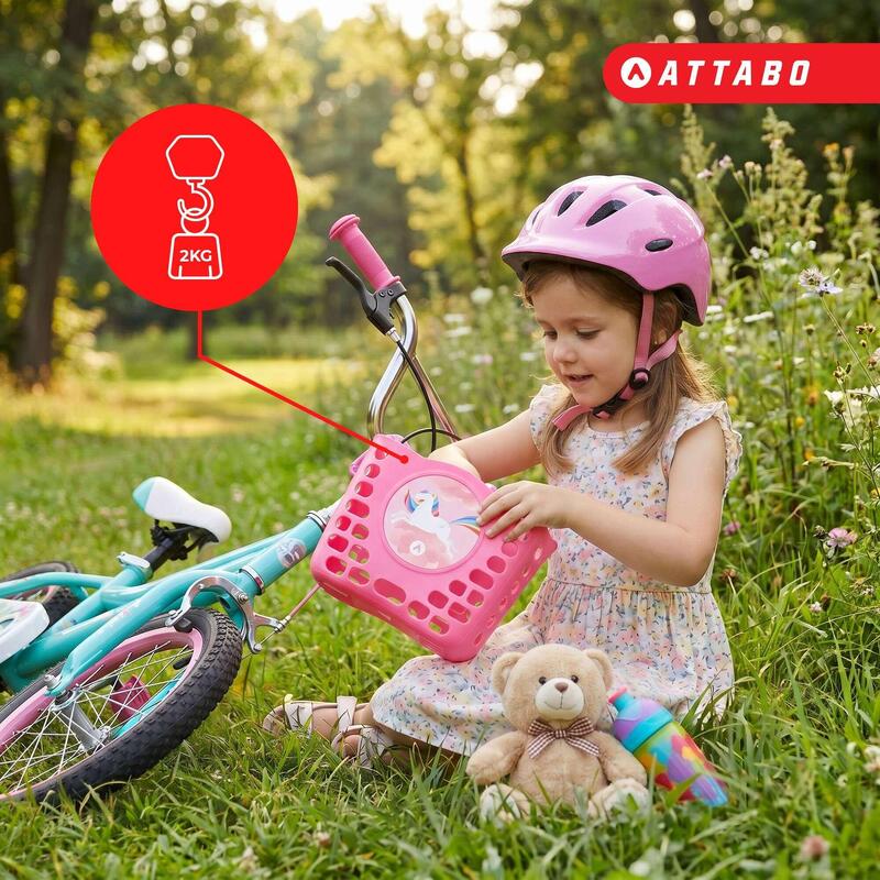 Coș pentru biciclete pentru copii ATTABO