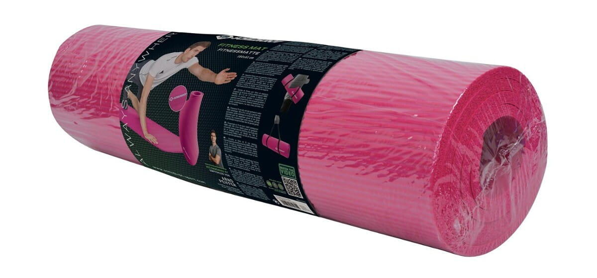 Mata do ćwiczeń Schildkrot Fitness Mat różowa 180x61x1 cm 960070 4/4