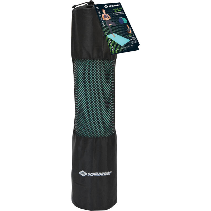 Saltea de yoga bicolora de 4 mm