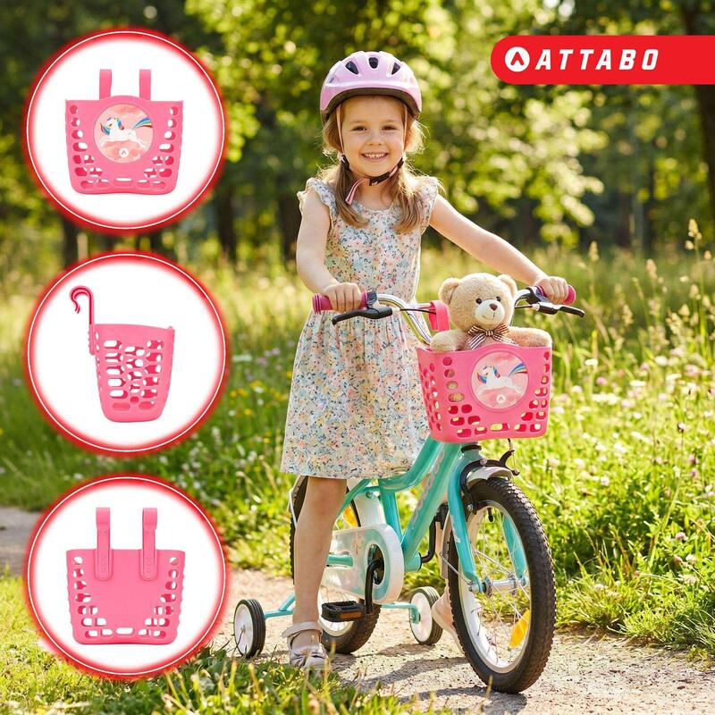 Coș pentru biciclete pentru copii ATTABO