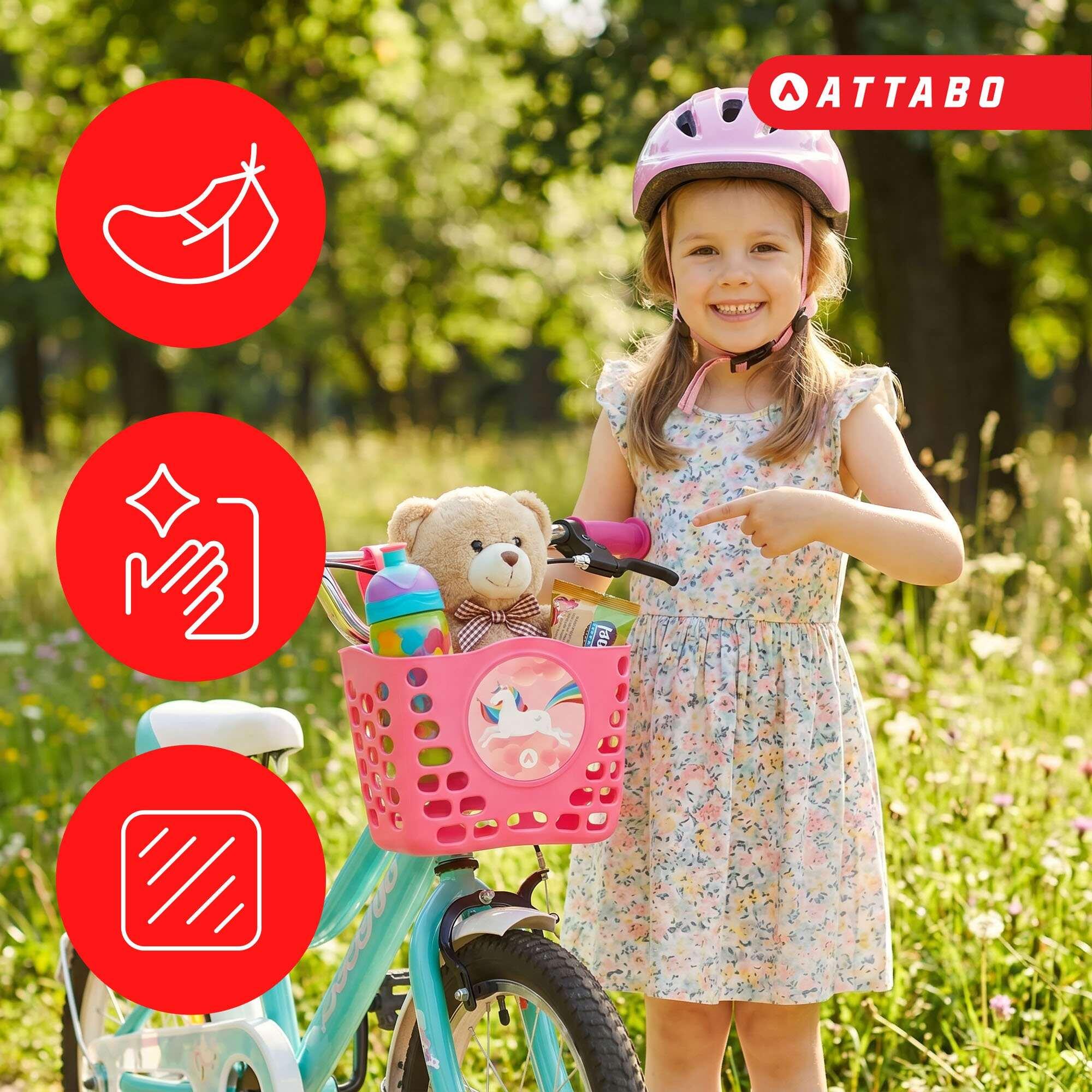 Cesto para bicicletas infantis ATTABO 3/7