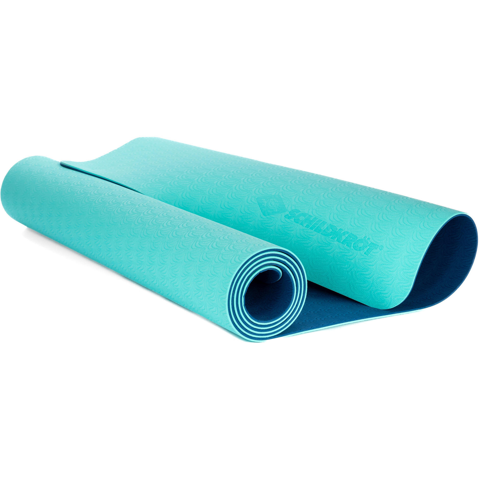 Mata do jogi Schildkrot Bicolor yoga matte granatowo-miętowa 960067 5/7