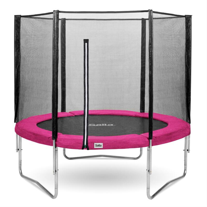 Trampolin - Combo - 305 cm - Rund Rosa