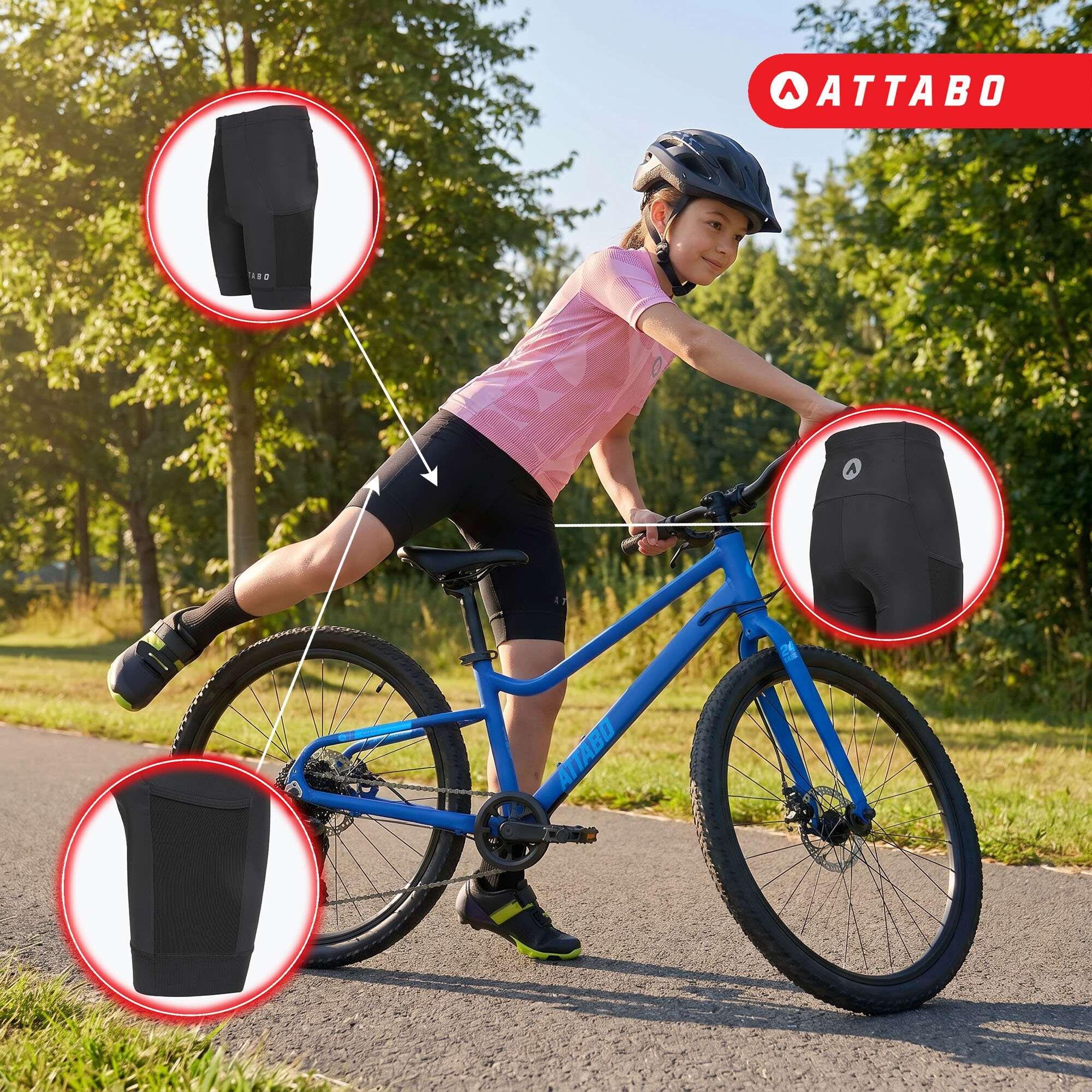 Calções de ciclismo infantis ATTABO Kiro 4/7