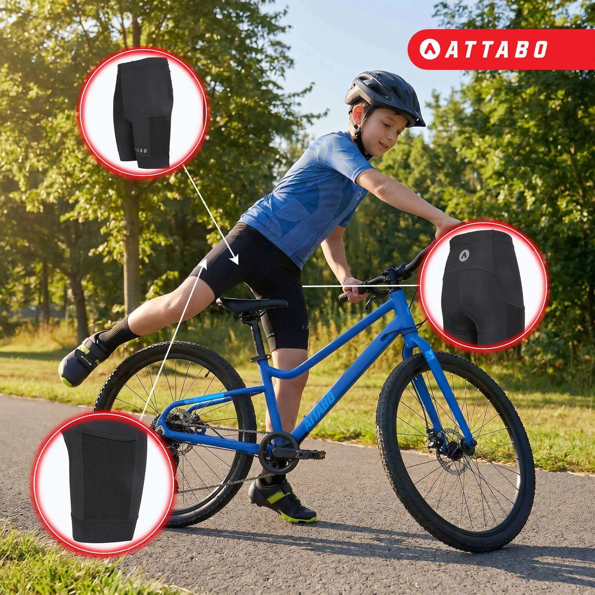 ATTABO Kiro gyerek kerékpáros rövidnadrág 4/7