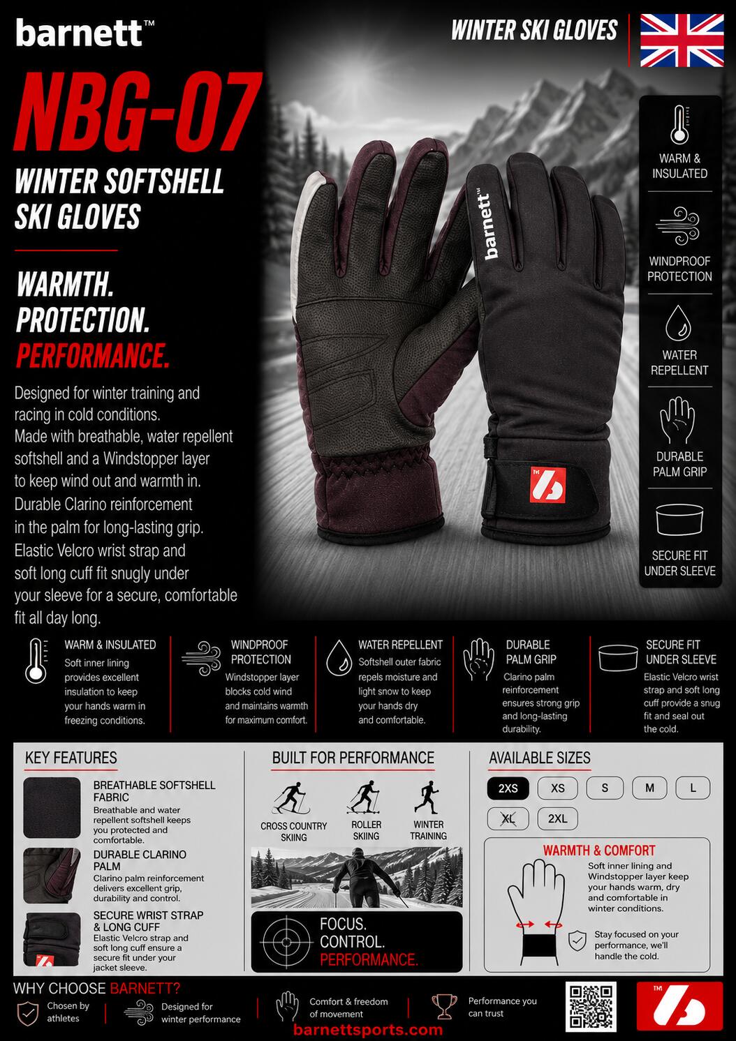 NBG-07 Winterhandschoenen voor skiën en fietsen 6/7