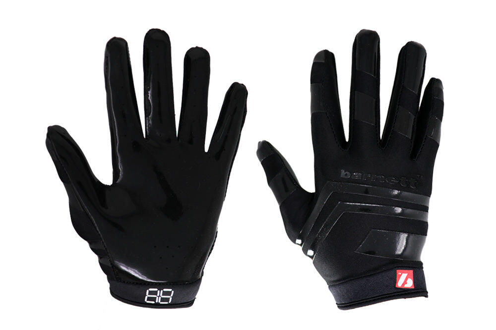 FRG-03 Junior Zwart American football pro-ontvangerhandschoenen, RE,DB,RB 4/7