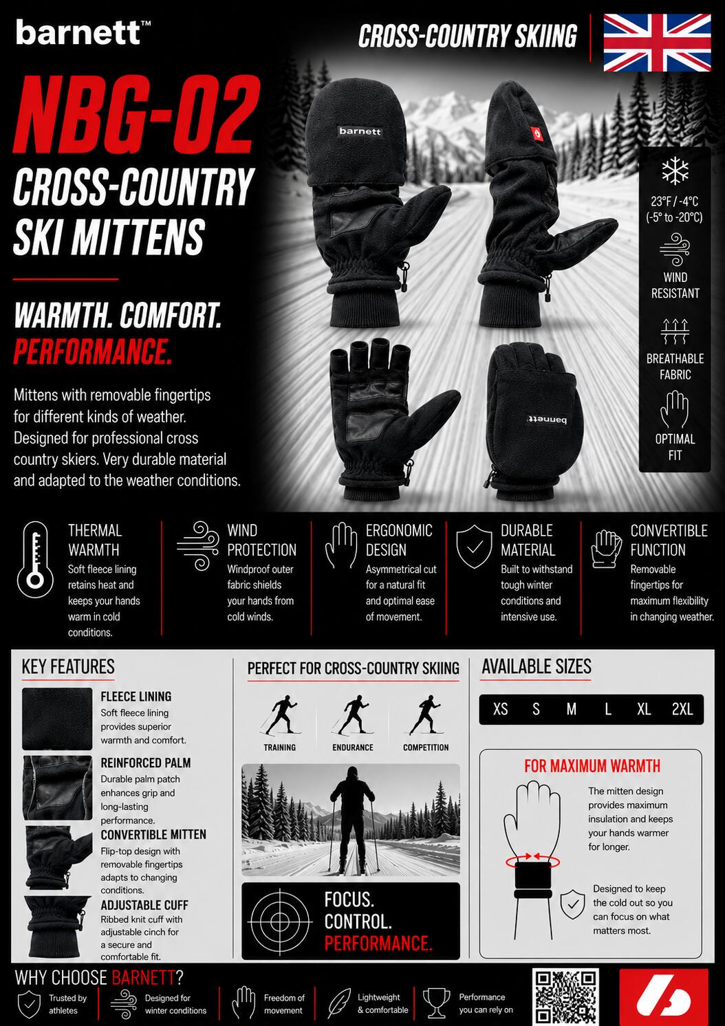 NBG-02 Skihandschuhe 6/7