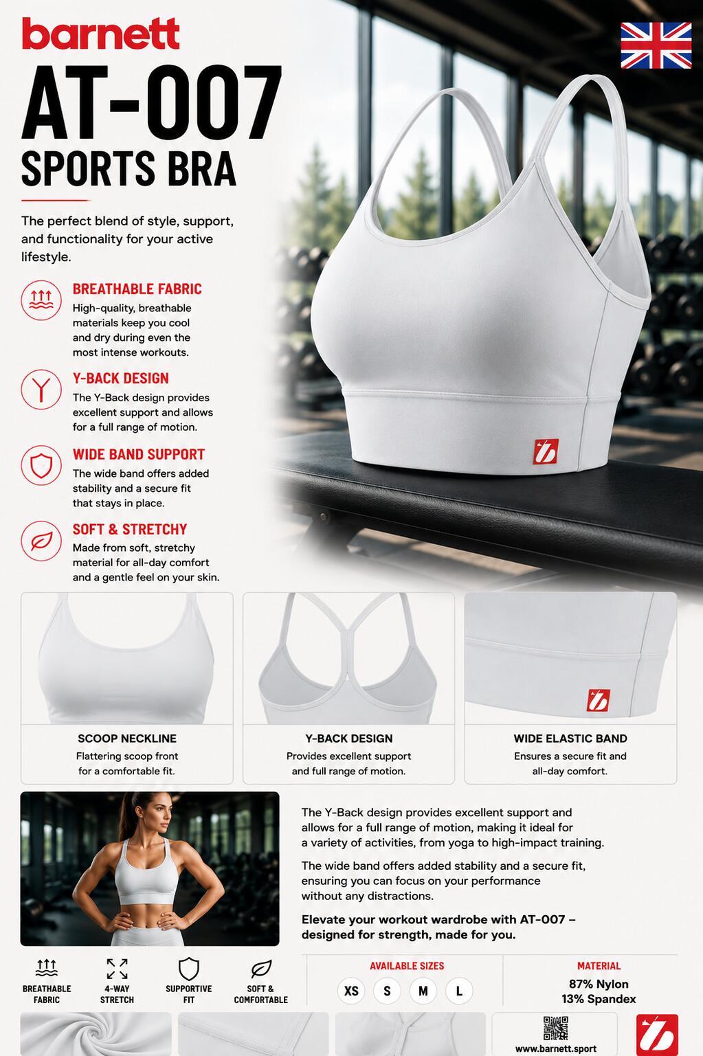 AT-007 TOP Sport Black XS 4/4