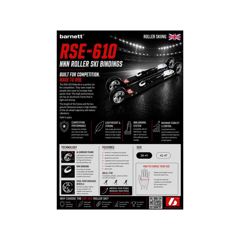  Legături de schi roți NNN BLACK RSE-610