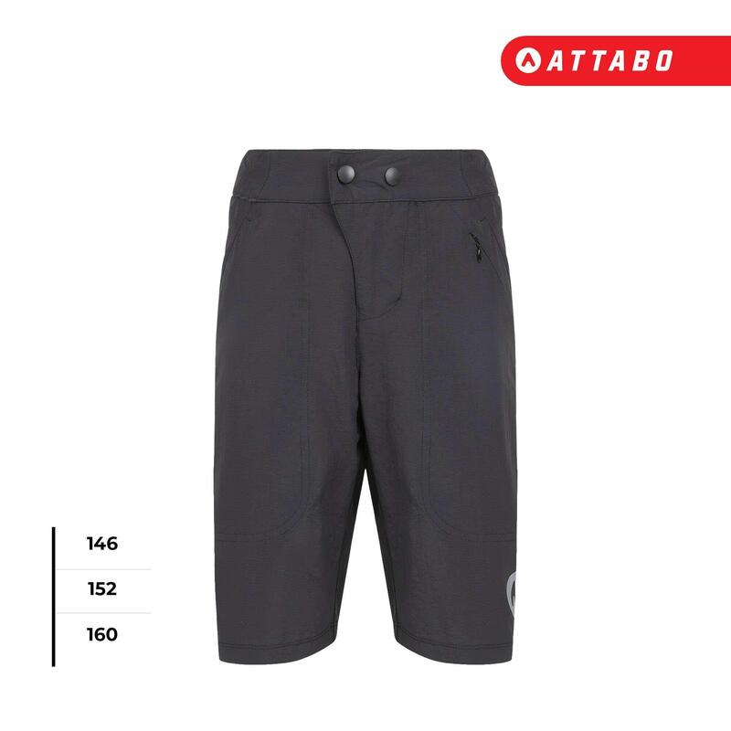 Pantaloni scurți de ciclism pentru copii ATTABO Ryst 2în1