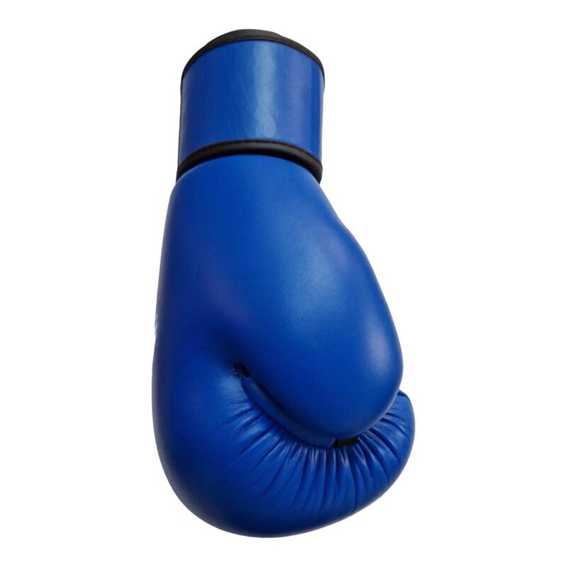 Manusi box lupta Anastasia, piele naturala, albastre, 14 OZ