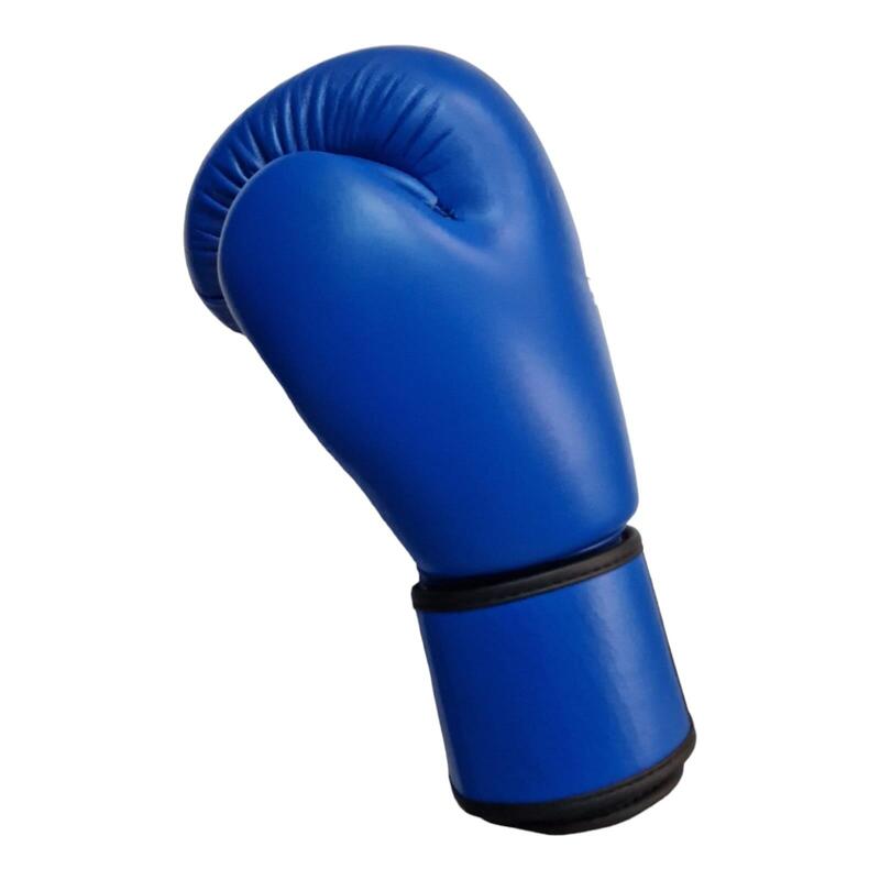 Manusi box lupta Anastasia, piele naturala, albastre, 14 OZ