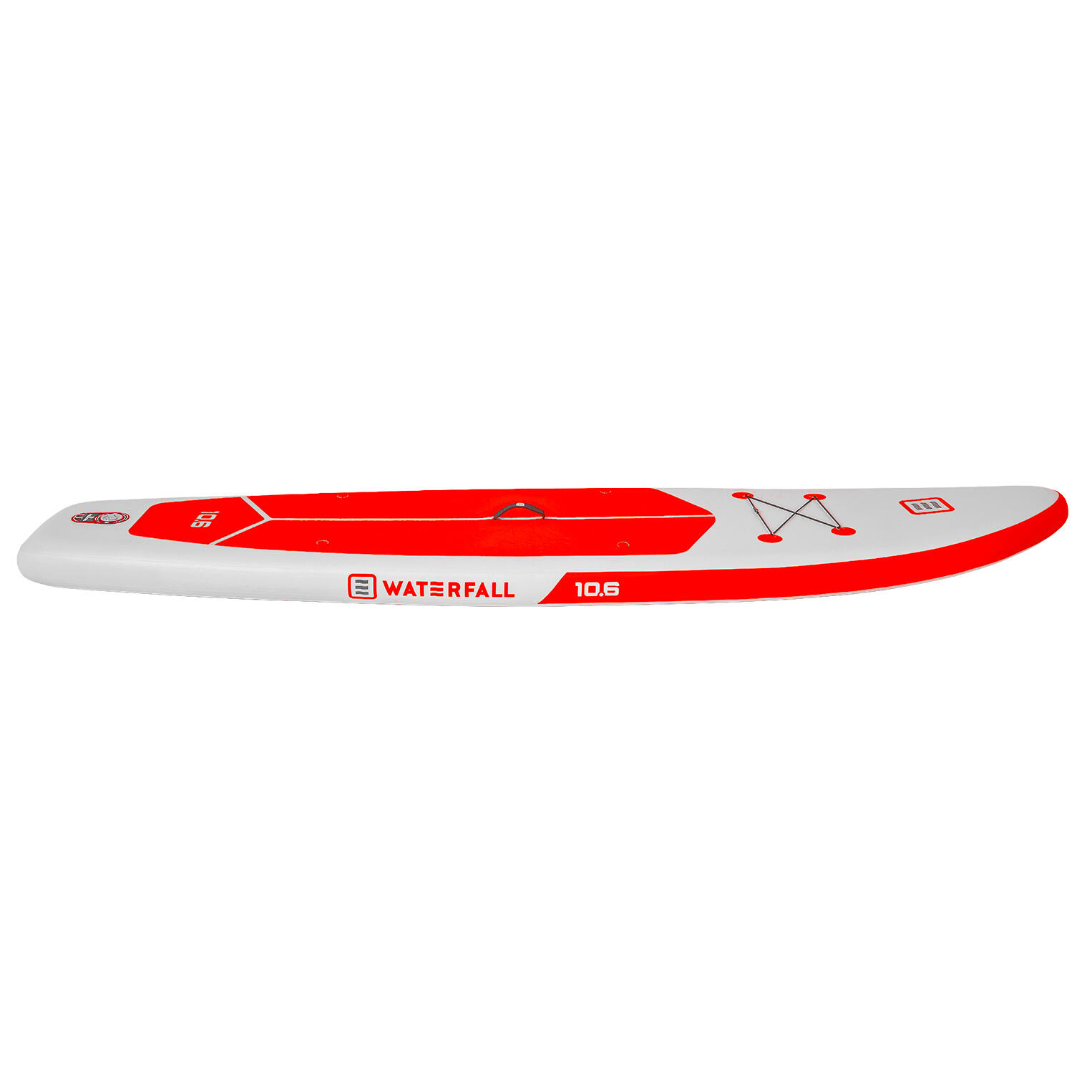 Tavola Gonfiabile Stand Up Paddle Waterfall Touring 10.6'' Rosso/Grigio 7/8