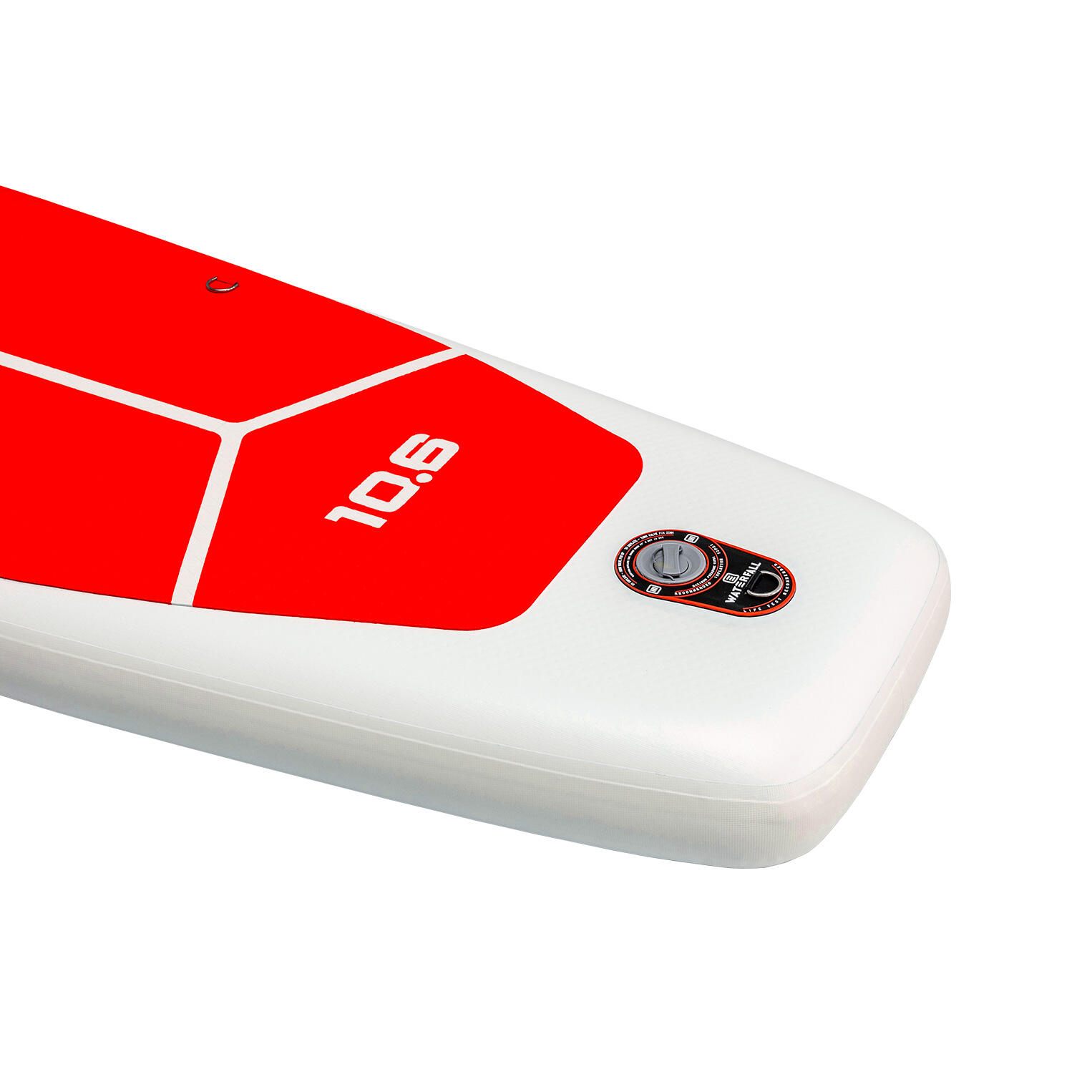 Tavola Gonfiabile Stand Up Paddle Waterfall Touring 10.6'' Rosso/Grigio 3/8