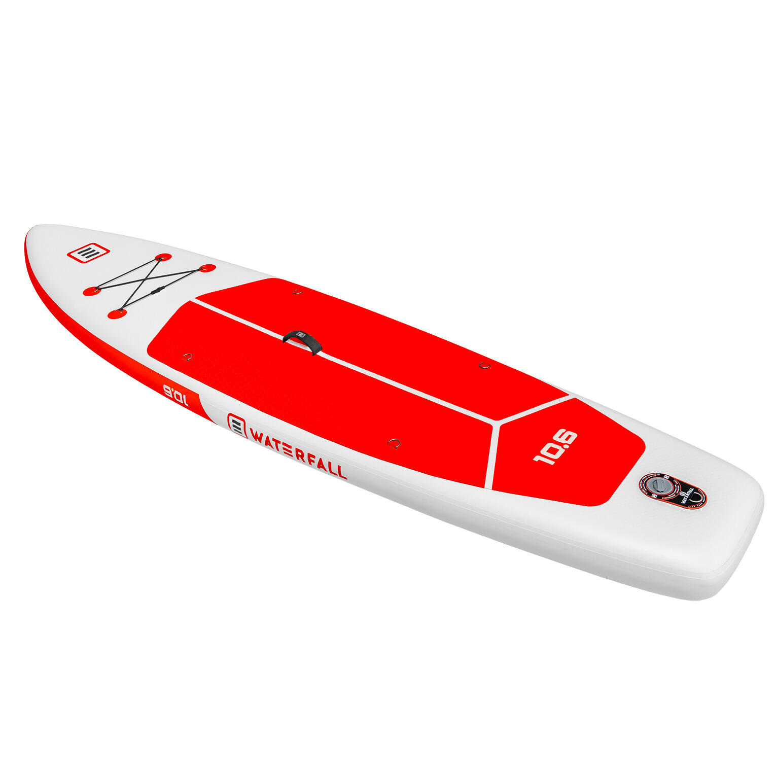 Tavola Gonfiabile Stand Up Paddle Waterfall Touring 10.6'' Rosso/Grigio 2/8