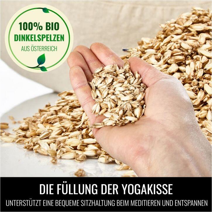 Bolster Yoga Pilates Gorilla Sports Verde 5/7