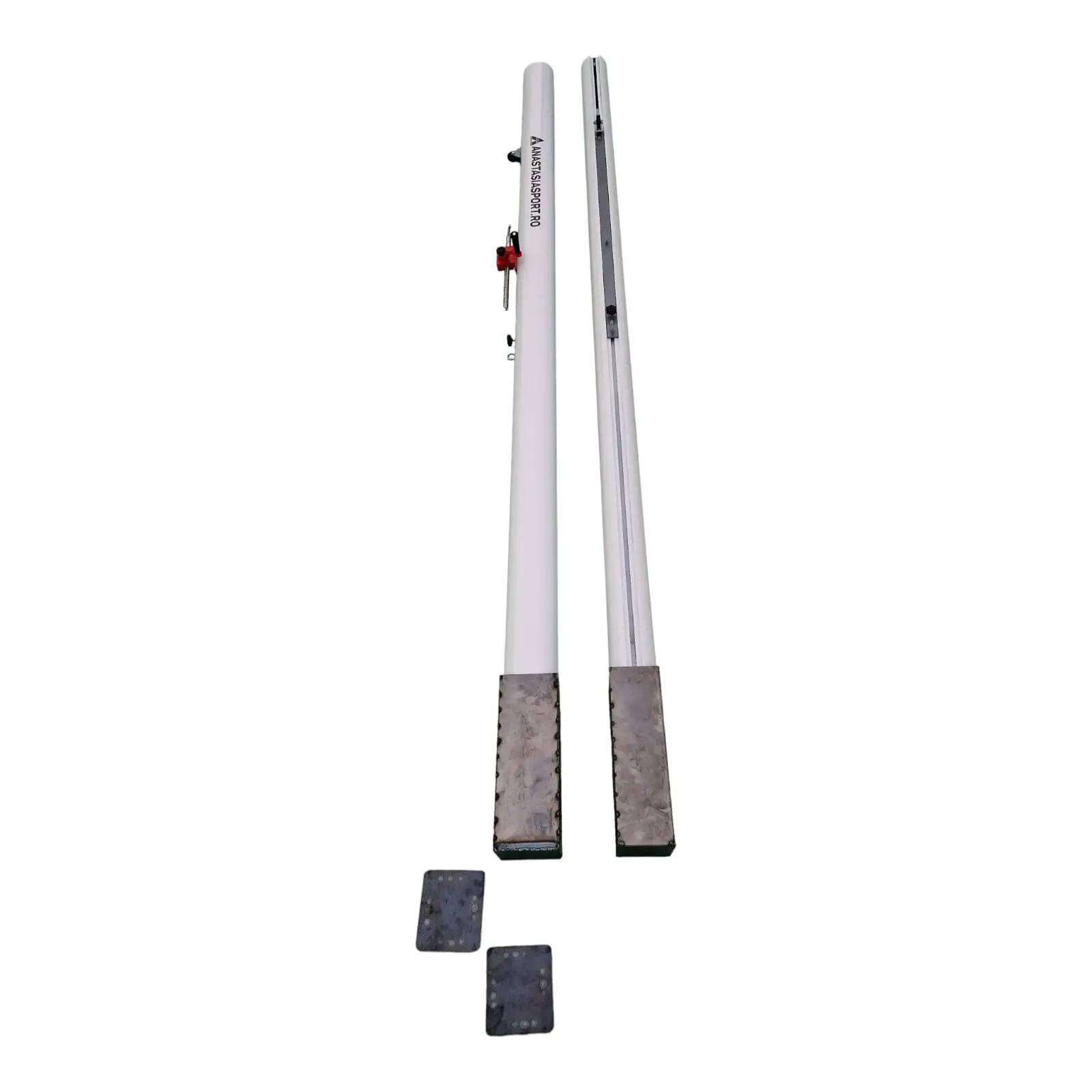 Stalpi volei Anastasia Sport profil aluminiu oval, inaltime reglabila a fileului 9/10